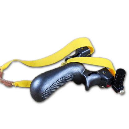 High precision and power slingshot + free laser